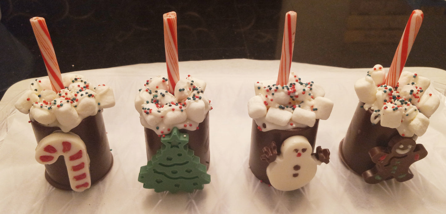 Cocoa shot glasses