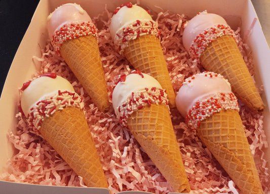 Cake Pop Waffle Cones