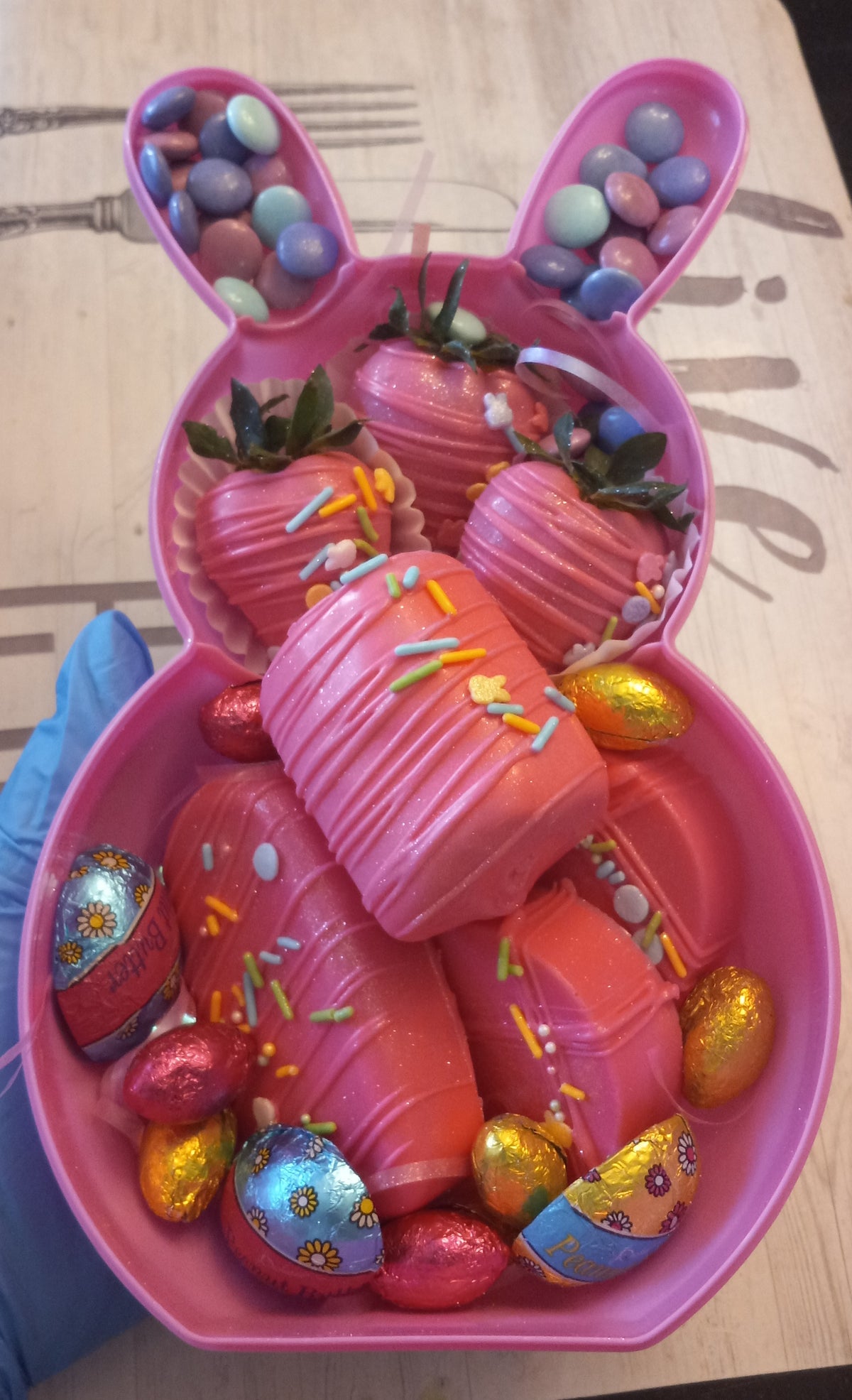 Bunny treat containers