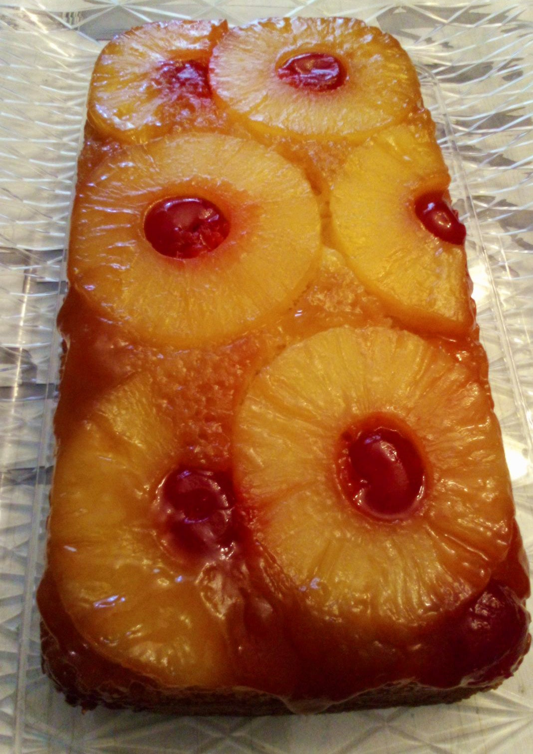 Upside Down Pineapple Cake Loaf